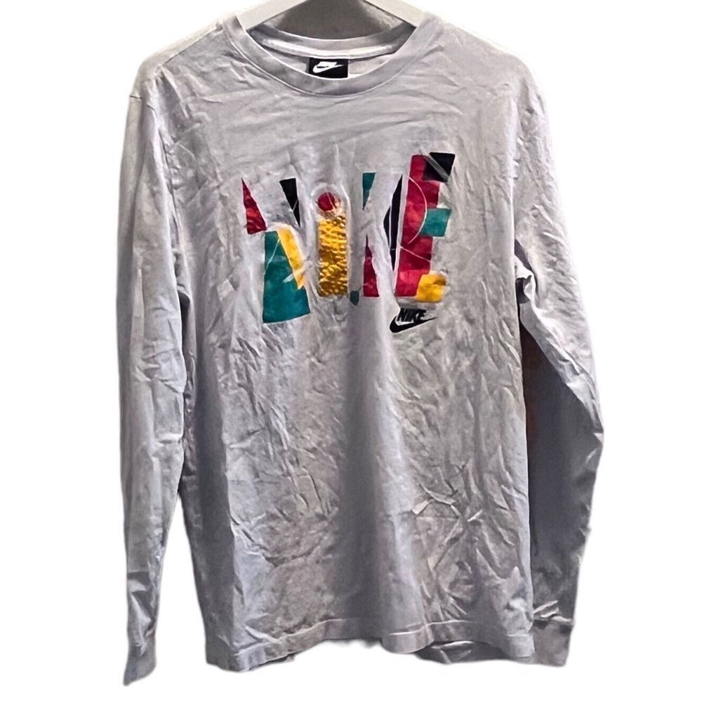 Nike Long Sleeve Shirt Mens Large Sportswear Game Changer White CQ7170-100